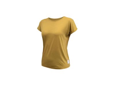 Sensor MERINO AIR traveler women&amp;#39;s T-shirt, mustard
