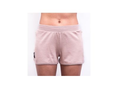 Pantaloni scurți de damă senzor MERINO UPPER traveler, roz praf