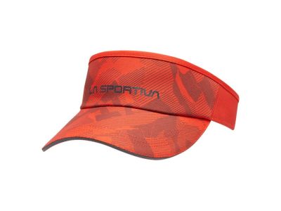 La Sportiva Skyrun Visor visor, cherry tomato/carbon