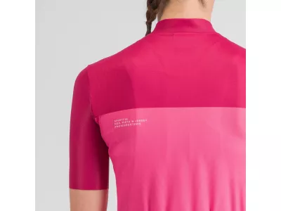 Sportful koszulka rowerowa damska PISTA, cyklamen w kolorze karminowo-różowym