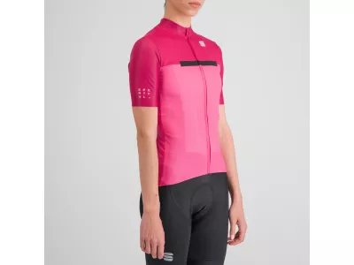 Sportful koszulka rowerowa damska PISTA, cyklamen w kolorze karminowo-różowym