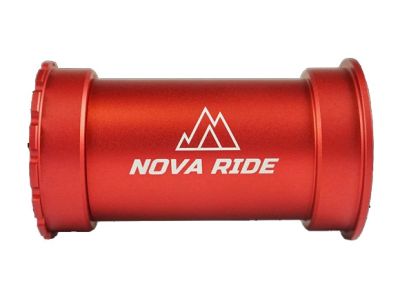 Nova Ride Road Ceramic 386 bottom bracket, 46x86 mm, red