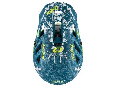 O'NEAL BLADE HR Helm, teal/neon yellow