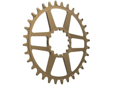 e*thirteen Helix R Guidering DM chainring, 34T, 52/55 mm, bronze