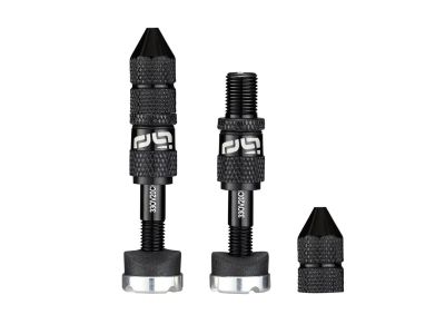 e*thirteen Quickfill Gen2 tubeless valves, car valve 23-31 mm, black