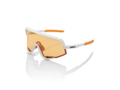 100% GLENDALE glasses, Soft Tact Oxyfire White/Persimmon Lens