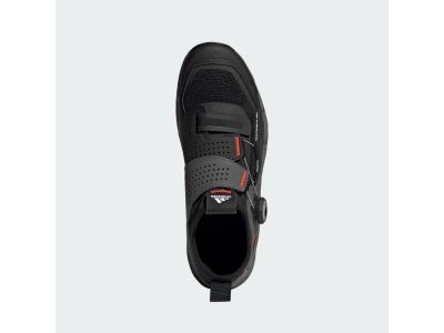 adidas TRAILCROSS PRO CLIP-IN Fahrradschuhe, Grey Five/Core Black/Rot