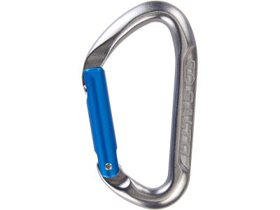 Climbing Technology Salto S karabína, titanium/electricblue
