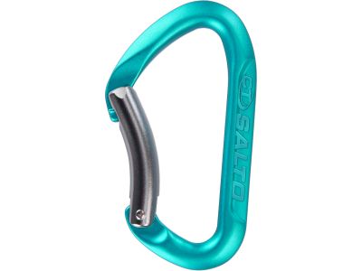 Climbing Technology Salto B karabína, acquamarine/titanium