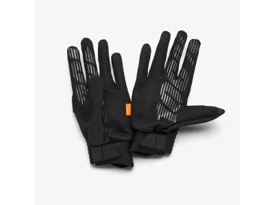 100 % „COGNITO“-Handschuhe, Fluo Orange/Schwarz