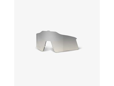 100% SPEEDCRAFT XS náhradní sklo, Low/light Yellow Silver Mirror