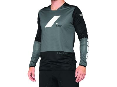 100% R-CORE X jersey, Charcoal/Black