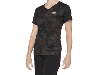 100% AIRMATIC women&#39;s jersey, Black Floral
