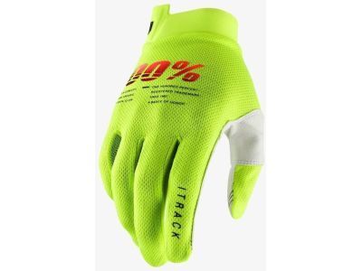 100% ITRACK children&amp;#39;s gloves, fluo yellow