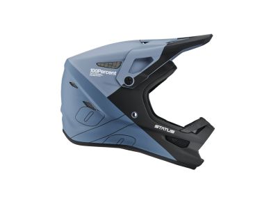 100% STATUS helmet, drop/steel blue
