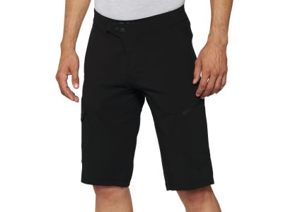 100 % RIDECAMP-Shorts, schwarz