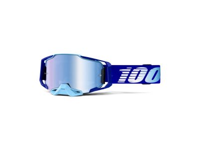 100 % ARMEGA-Brille, königsblaue/spiegelblaue Gläser
