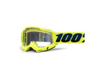 100% ACCURI 2 brýle, Fluo/Yellow/Clear Lens