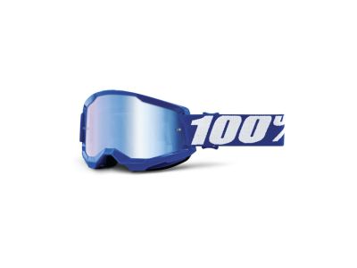 100% STRATA 2 okuliare, Blue/Mirror Blue Lens
