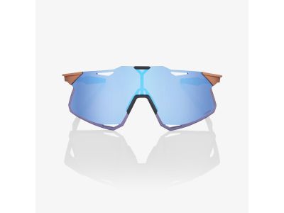 100 % Hypercraft-Brille, mattes Kupferchrom/hiPER-blaue mehrschichtige Spiegellinse