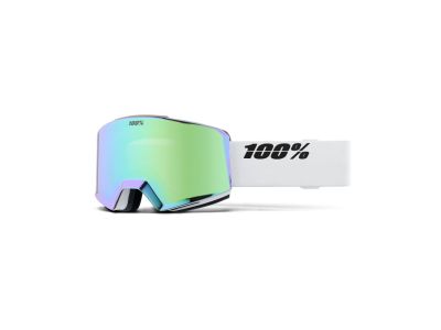 100% NORG HiPER brýle, White/Green