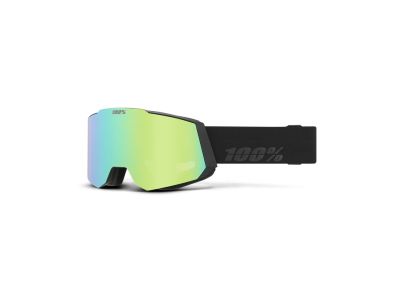 100% SNOWCRAFT HiPER szemüveg, fekete/zöld