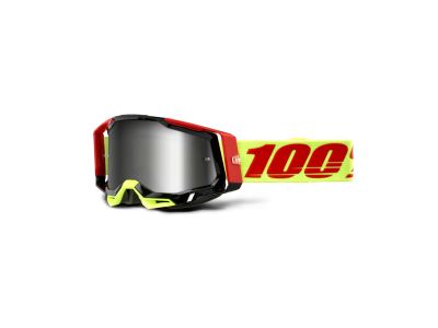 100% RACECRAFT 2 brýle, Wiz/Silver Flash Lens