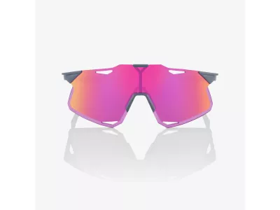 100% HYPERCRAFT glasses, Gloss Light Grey/Purple