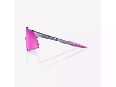 100% HYPERCRAFT glasses, Gloss Light Grey/Purple