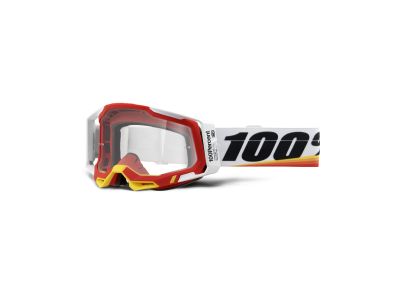 100% RACECRAFT 2 okulary, Arsham Red