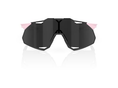 100% Hypercraft XS glasses, soft touch desert pink/Black Mirror