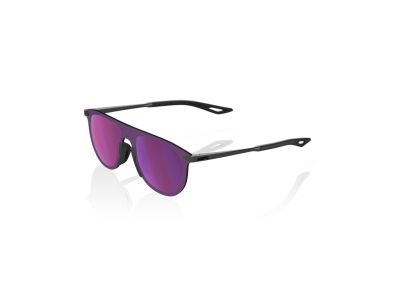 Okulary 100% LEGERE COIL, wielowarstwowe w kolorze matowego brązu/fioletu