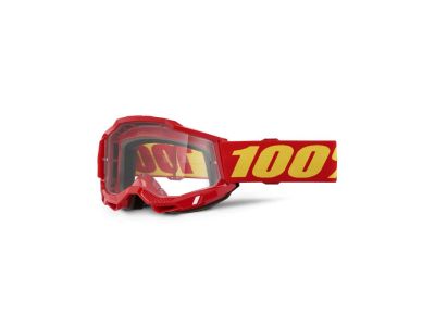 100 % ACCURI 2-Brille, rote/klare Gläser