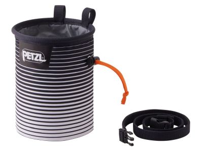 Petzl BANDI Sailor Stripes Tasche für Magnesium, schwarz/gestreift