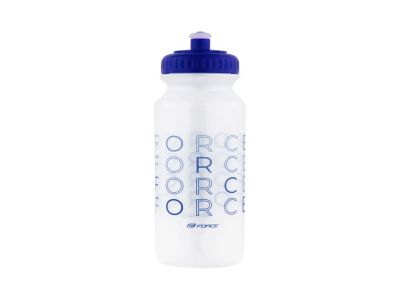 FORCE Enjoy Trinkflasche, 500 ml, transparent/blau
