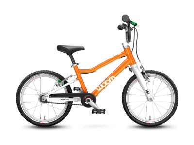 woom 3 Automagic 16-calowy rower dziecięcy, płomienny pomarańczowy