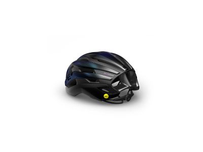 Kask MET TRENTA 3K CARBON MIPS, opalizujący na niebiesko