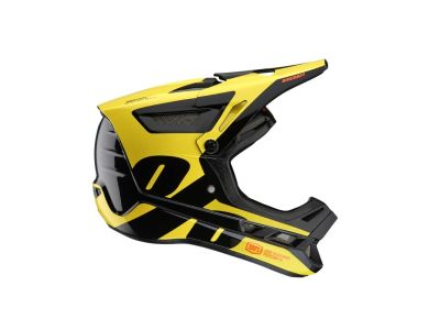 100% AIRCRAFT COMPOITE helmet, LTD Neon Yellow