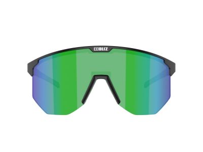 Bliz Hero-Brille, Mattschwarz/Braun mit Grün-Multi