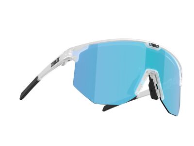 Bliz Hero-Brille, Transparentes Weiß/Rauchfarben und Eisblau-Multi