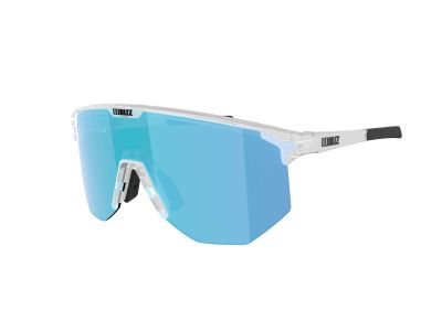 Bliz Hero-Brille, Transparentes Weiß/Rauchfarben und Eisblau-Multi