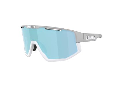Bliz Fusion glasses, Matt Light Grey/Smoke w Ice Blue Multi