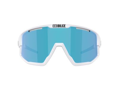 Blizz Fusion Small brýle, Matt White/Brown w Blue Multi