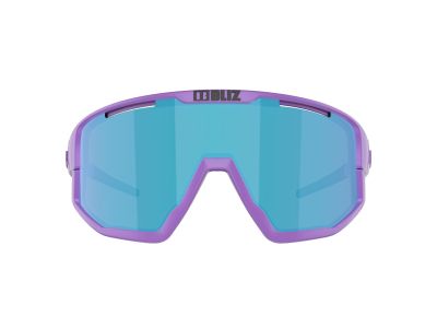 Bliz Fusion Small Brille, Matt Purple/Brown w Blue Multi