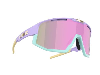 Bliz Fusion Small glasses, Matt Pastel Purple/Brown w Pink Multi