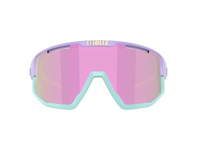 Bliz Fusion Kleine Gläser, Matt Pastell Lila/Braun mit Pink Multi