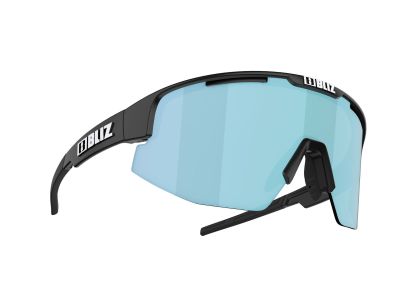 Blizz Matrix Small brýle, Matte Black/Smoke w Ice Blue Multi