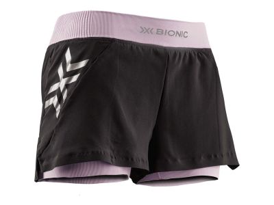 X-BIONIC TWYCE RACE 2in1 women&amp;#39;s shorts, black/pink