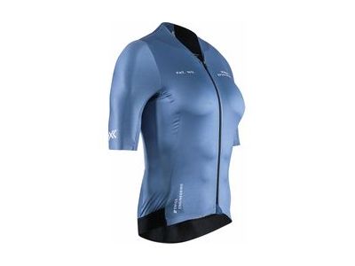 Damska koszulka rowerowa X-BIONIC COREFUSION AERO w kolorze mineralnego błękitu