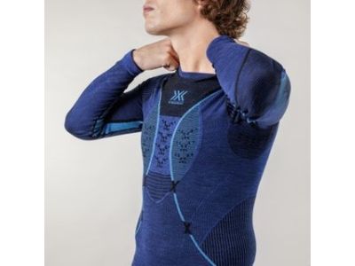 X-BIONIC MERINO Hemd, blau